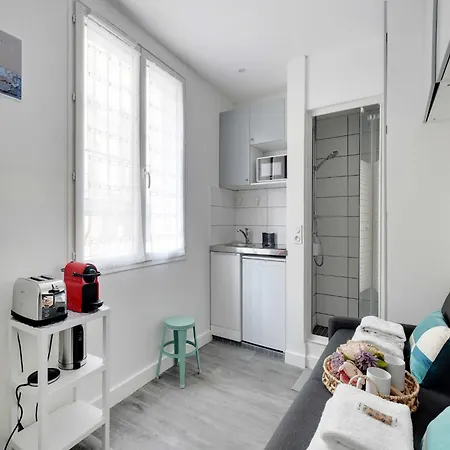 Intimate Studio-2p- Sacre Coeur Abesse Casa vacanze Parigi